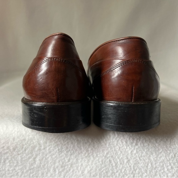 Bostonian Men’s Size 11 1/2M Brown Leather Tassel Shoes - Picture 9 of 16